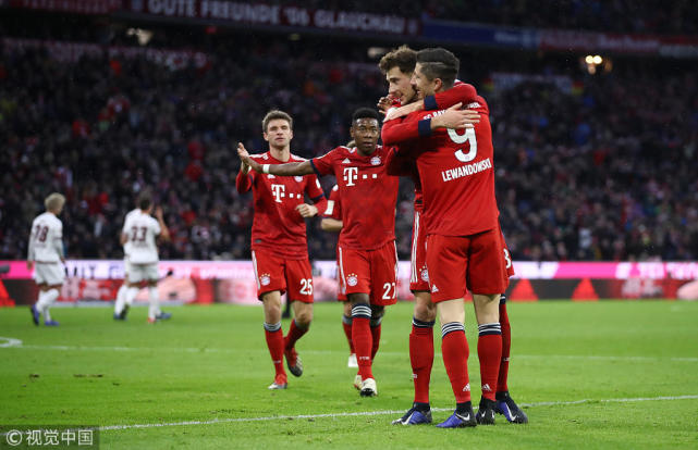  门兴格拉德巴赫主场战平拜仁保不败  